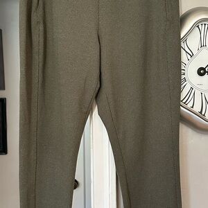 T for Talbots Leggings.  Olive, textured, high waist.